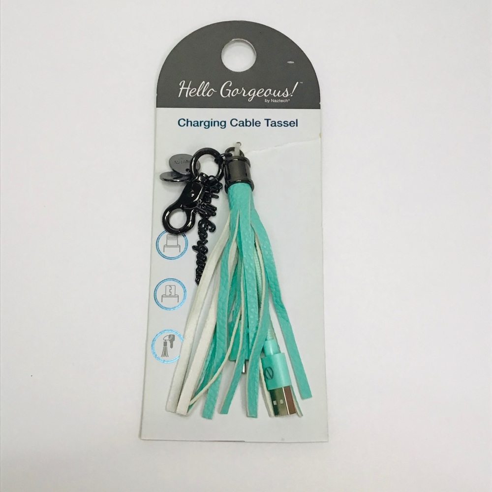 💙😍HELLO GORGEOUS Charging Cable Tassel